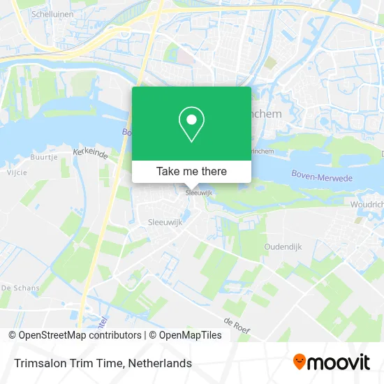 Trimsalon Trim Time map