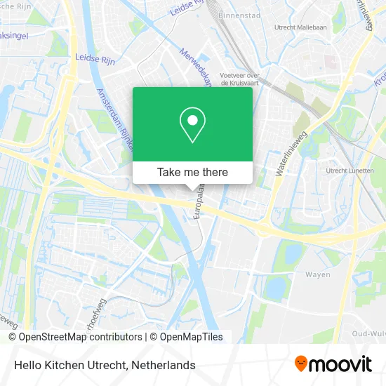 Hello Kitchen Utrecht map