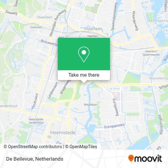 De Bellevue map