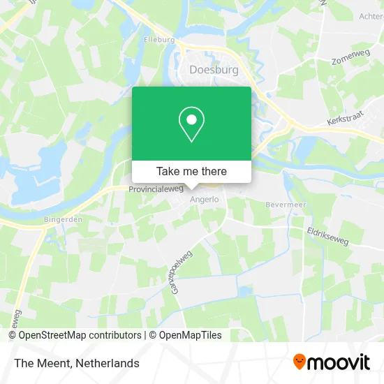 De Meent map