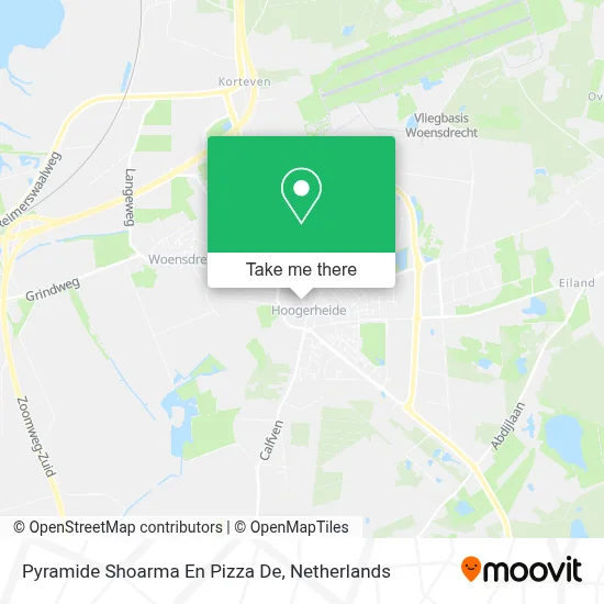Pyramide Shoarma En Pizza De map