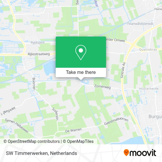 SW Timmerwerken map