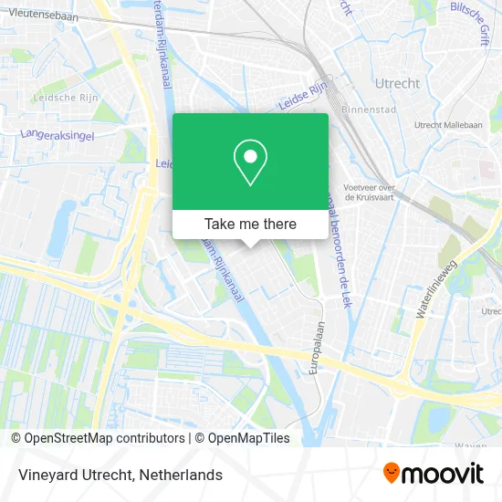 Vineyard Utrecht map