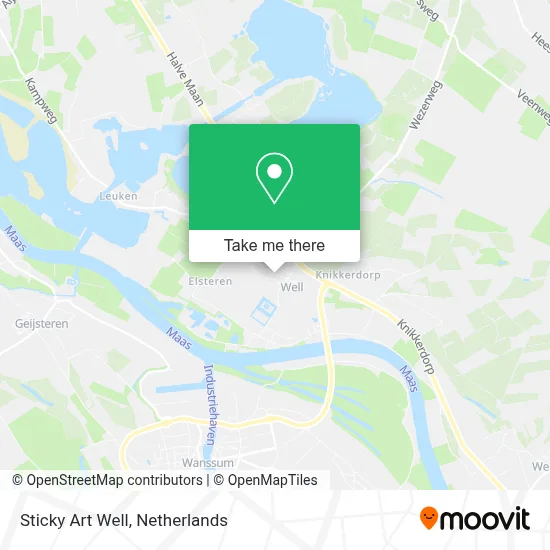 Sticky Art Well map