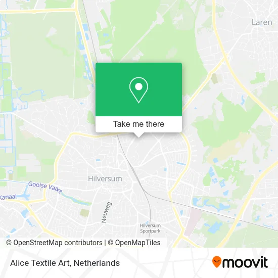 Alice Textile Art map
