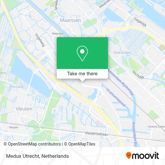 Medux Utrecht map