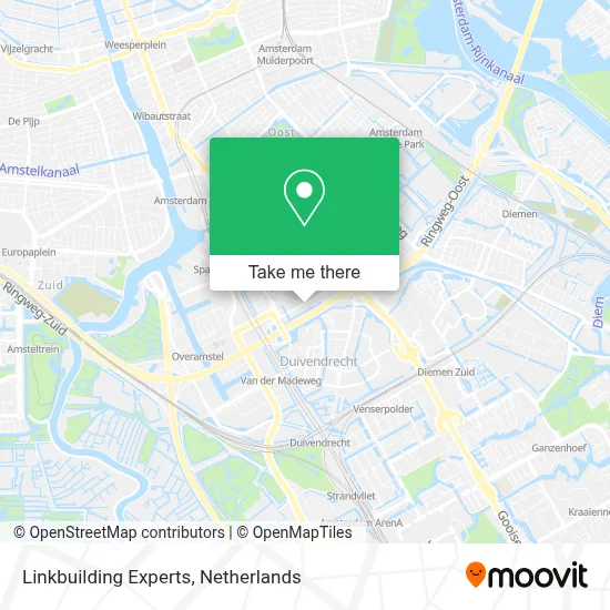 Linkbuilding Experts map