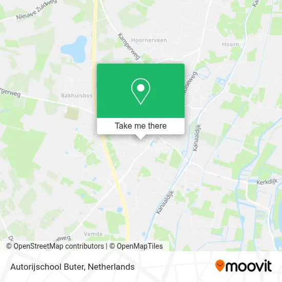 Autorijschool Buter Karte