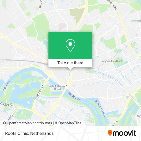 Roots Clinic map