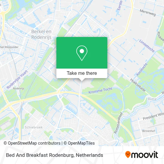 Bed And Breakfast Rodenburg Karte