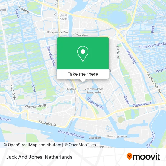Jack And Jones map