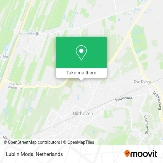 Lublin Moda map
