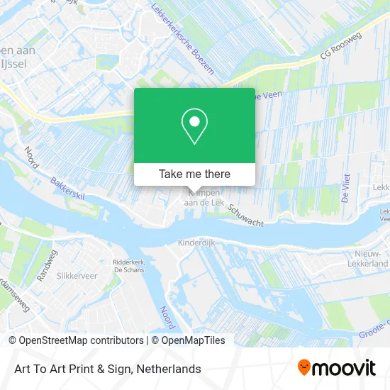 Art To Art Print & Sign map