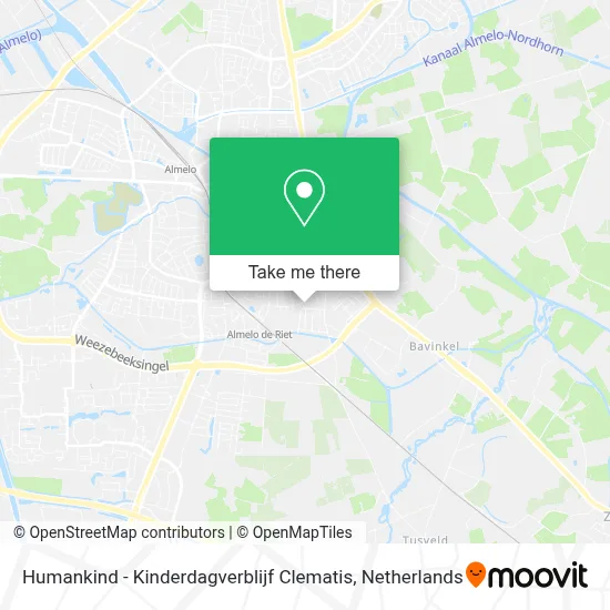 Humankind - Kinderdagverblijf Clematis map