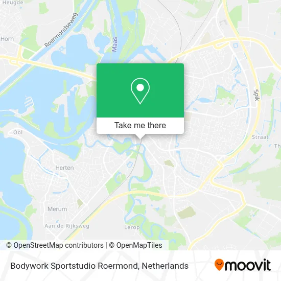 Bodywork Sportstudio Roermond map