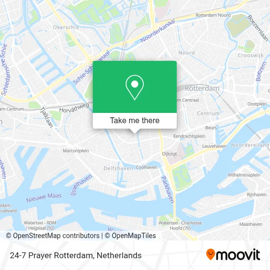 24-7 Prayer Rotterdam map