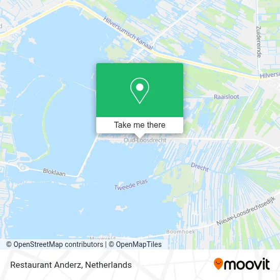 Restaurant Anderz map