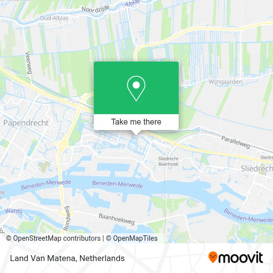 Land Van Matena map