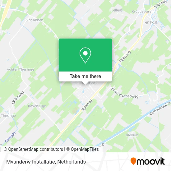 Mvanderw Installatie map