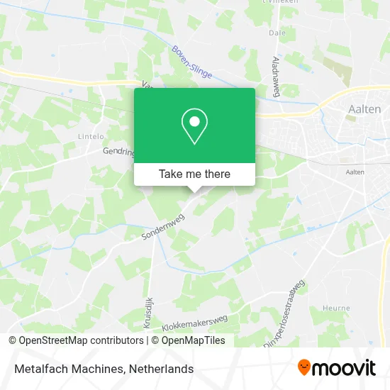 Metalfach Machines map