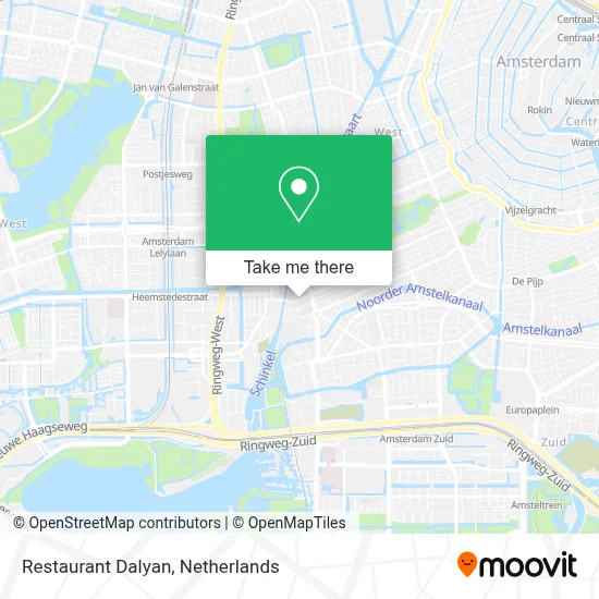 Restaurant Dalyan map