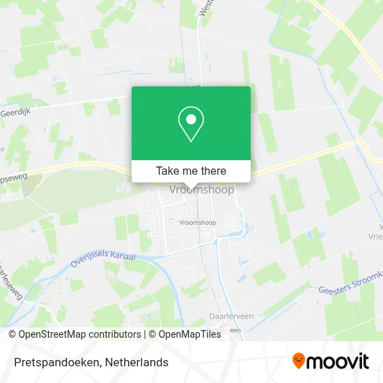 Pretspandoeken map
