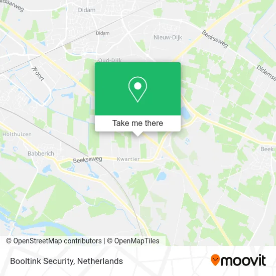 Booltink Security Karte