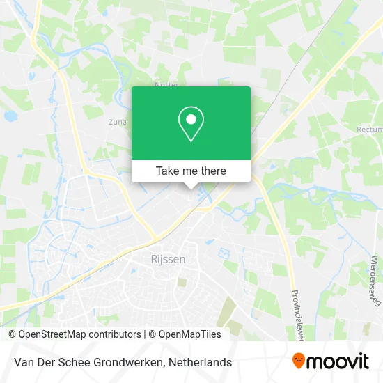 Van Der Schee Grondwerken map