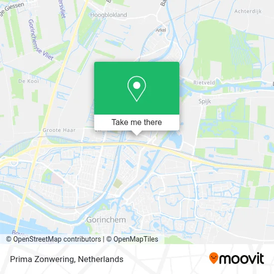 Prima Zonwering map