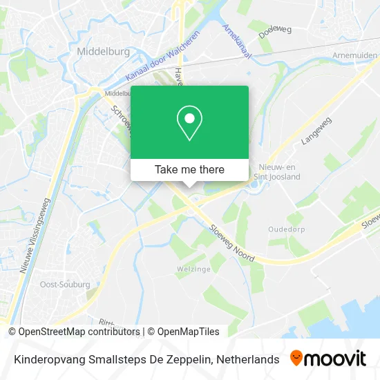 Kinderopvang Smallsteps De Zeppelin map