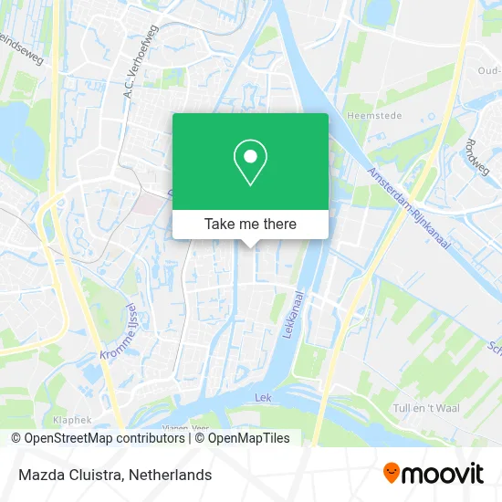 Mazda Cluistra map