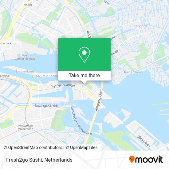 Fresh2go Sushi map