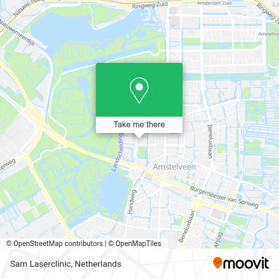 Sam Laserclinic map