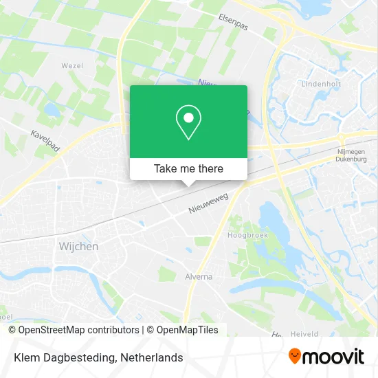 Klem Dagbesteding Karte