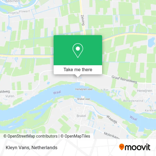 Kleyn Vans map