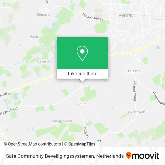 Safe Community Beveiligingssystemen map