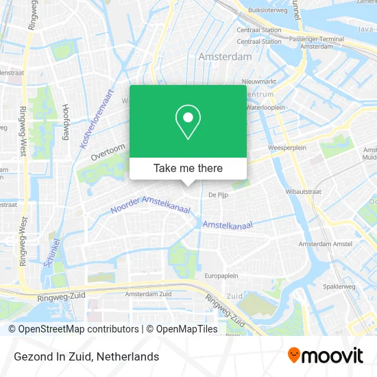 Gezond In Zuid map
