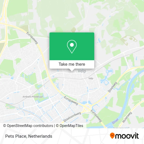 Pets Place map