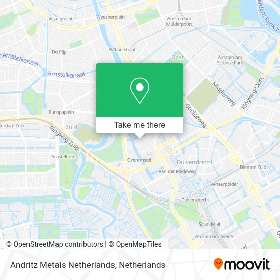 Andritz Metals Netherlands map