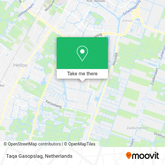 Taqa Gasopslag map