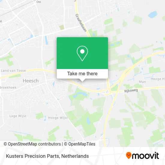 Kusters Precision Parts map
