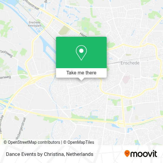 Dance Events by Christina map