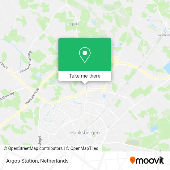 Argos Station map