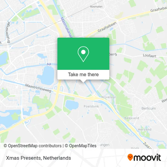 Xmas Presents map