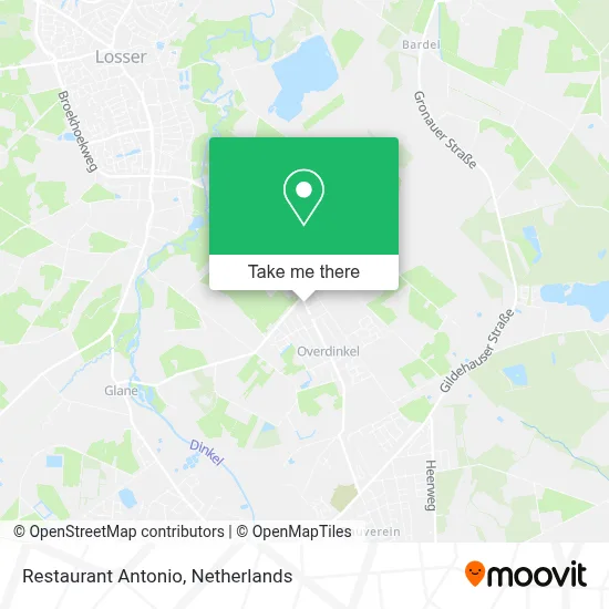 Restaurant Antonio map