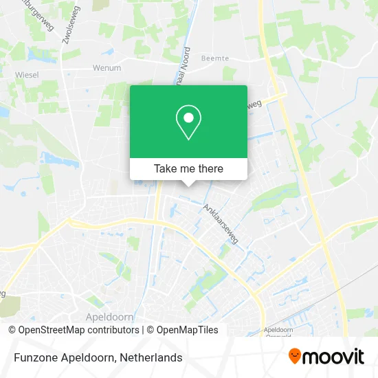 Funzone Apeldoorn map