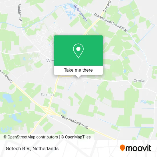 Getech B.V. Karte