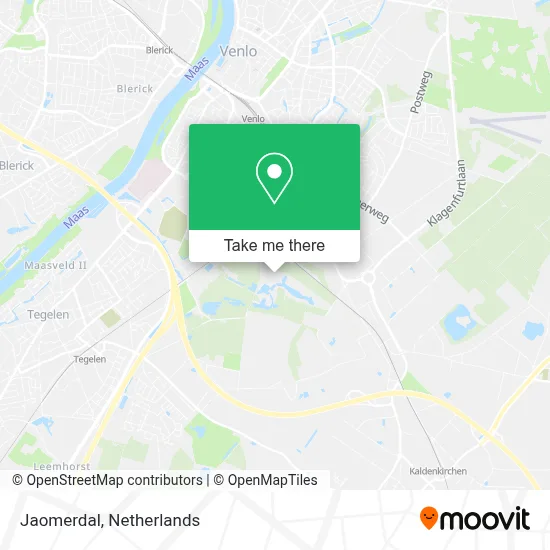 Jaomerdal map