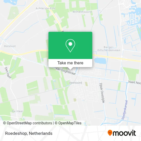 Roedeshop map