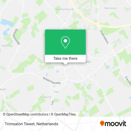 Trimsalon Tweet map